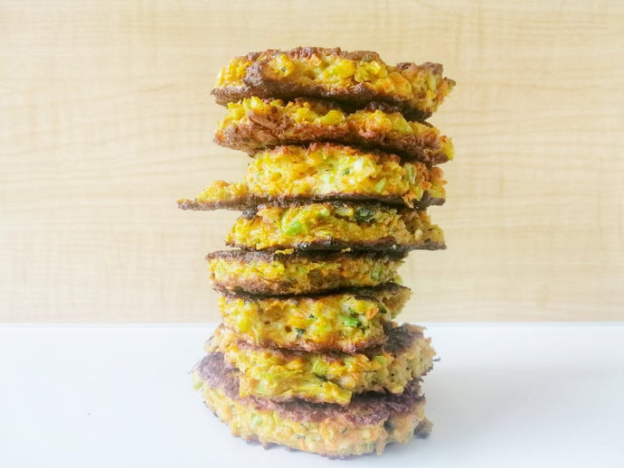 Quick & Easy Veggie GF, DF Fritters