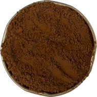 Open jar of Trade Aid Organic Drinking Chocolate, shop zero waste nz