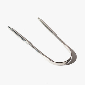 Solid Oral Care Stainless Steel Tongue Cleaner. Shop Zero Waste NZ