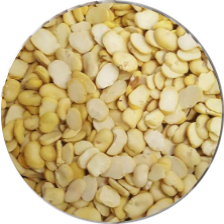 Split faba beans / broad beans. Shop zero waste NZ.
